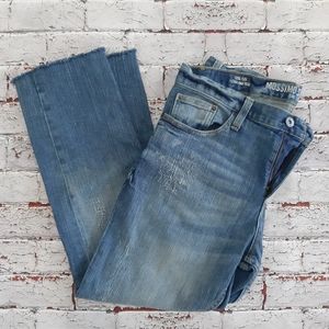 Mossimo Women Slim Cropped Blue Jean Size 32